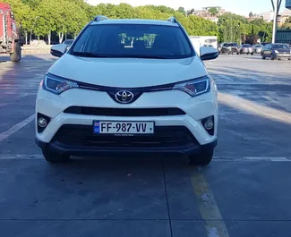 Front view of a rental Toyota Rav4 in Tbilisi, Georgia ✓ Car #1349. ✓ Automatic TM ✓ 0 reviews.