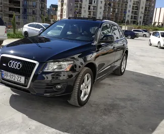 Audi Q5 2010 car hire in Georgia, featuring ✓ Petrol fuel and 270 horsepower ➤ Starting from 130 GEL per day.