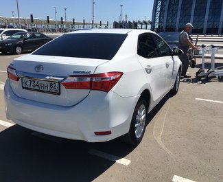 Toyota Corolla, Petrol car hire in Crimea