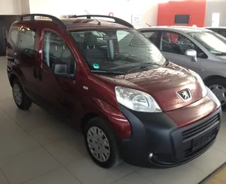 Front view of a rental Peugeot Bipper in Kalamata, Greece ✓ Car #1501. ✓ Automatic TM ✓ 0 reviews.
