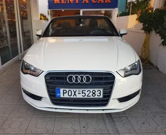 Car Hire Audi A3 Cabrio #1503 Automatic on Rhodes, equipped with 1.4L engine ➤ From Tharrenos in Greece.