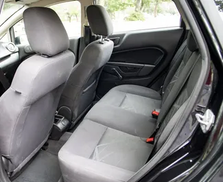 Interior of Ford Fiesta for hire in Georgia. A Great 5-seater car with a Manual transmission.