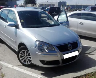 Front view of a rental Volkswagen Polo in Burgas, Bulgaria ✓ Car #1667. ✓ Automatic TM ✓ 0 reviews.