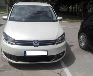 Front view of a rental Volkswagen Touran in Burgas, Bulgaria ✓ Car #1662. ✓ Automatic TM ✓ 3 reviews.