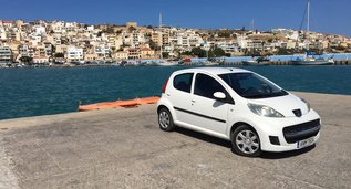 Peugeot 107, Manual for rent in Crete, Heraklion Airport (HER)