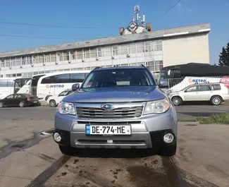 Front view of a rental Subaru Forester in Tbilisi, Georgia ✓ Car #1392. ✓ Automatic TM ✓ 24 reviews.