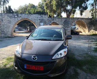 Front view of a rental Mazda Premacy in Limassol, Cyprus ✓ Car #839. ✓ Automatic TM ✓ 0 reviews.