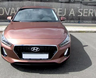 Hyundai i30 2018 car hire in Czechia, featuring ✓ Diesel fuel and 110 horsepower ➤ Starting from 60 EUR per day.