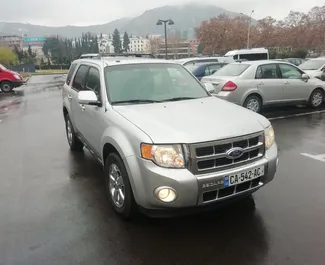 Front view of a rental Ford Escape in Tbilisi, Georgia ✓ Car #1343. ✓ Automatic TM ✓ 0 reviews.