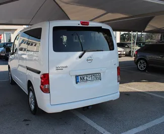 Diesel 1.5L engine of Nissan Evalia 2015 for rental at Thessaloniki Airport.