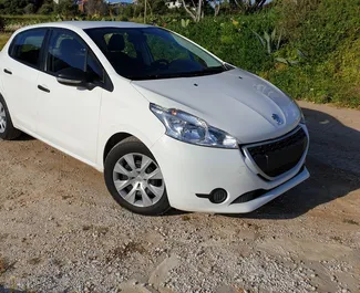 Car Hire Peugeot 208 #1785 Manual in Crete, equipped with 1.4L engine ➤ From Manolis in Greece.