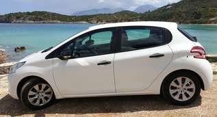 Cheap Peugeot 208, 1.2 litres for rent in Crete, Greece