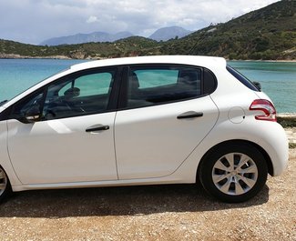 Peugeot 208, 2016 rental car in Greece