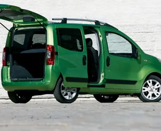 Fiat Qubo 2016 car hire in Greece, featuring ✓ Petrol fuel and 85 horsepower ➤ Starting from 43 EUR per day.