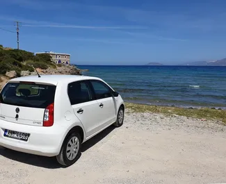Skoda Citigo rental. Economy Car for Renting in Greece ✓ Without Deposit ✓ TPL, FDW, Passengers, Theft insurance options.