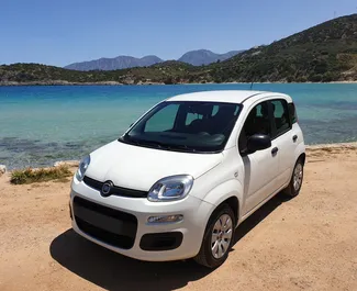 Front view of a rental Fiat Panda in Crete, Greece ✓ Car #1766. ✓ Manual TM ✓ 0 reviews.