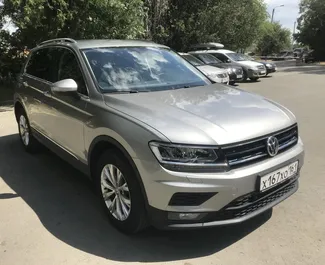 Volkswagen Tiguan 2019 car hire in Crimea, featuring ✓ Petrol fuel and 150 horsepower ➤ Starting from 4840 RUB per day.