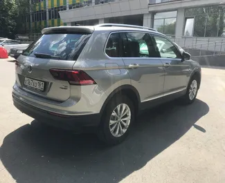 Petrol 1.4L engine of Volkswagen Tiguan 2019 for rental at Simferopol Airport.