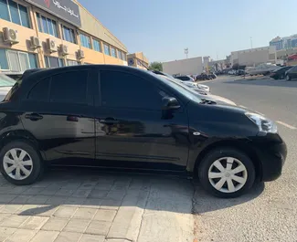 Прокат машины Nissan Micra №1880 (Автомат) в Дубае, с двигателем 1,0л. Бензин ➤ Напрямую от Адам в ОАЭ.