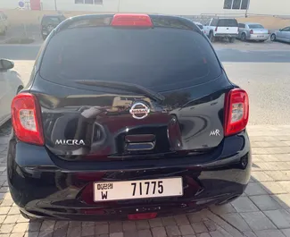 Арендуйте Nissan Micra 2019 в ОАЭ. Топливо: Бензин. Мощность: 73 л.с. ➤ Стоимость от 135 AED в сутки.