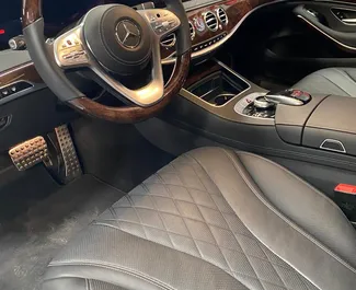 Car Hire Mercedes-Benz S560 #1863 Automatic in Dubai, equipped with 4.0L engine ➤ From Gunda in the UAE.