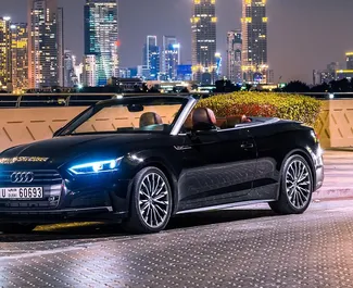Car Hire Audi A5 Cabrio #840 Automatic in Dubai, equipped with 2.0L engine ➤ From Adam in the UAE.