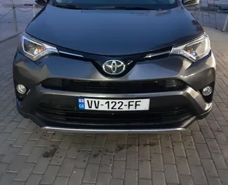 Front view of a rental Toyota Rav4 in Tbilisi, Georgia ✓ Car #1888. ✓ Automatic TM ✓ 1 reviews.