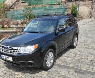 Front view of a rental Subaru Forester in Tbilisi, Georgia ✓ Car #1438. ✓ Automatic TM ✓ 4 reviews.