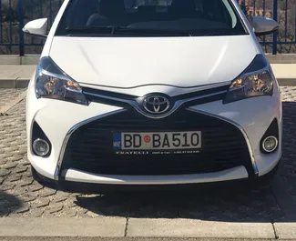 Petrol 1.3L engine of Toyota Yaris 2017 for rental in Rafailovici.