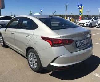 Car Hire Hyundai Solaris #1911 Automatic at Simferopol Airport, equipped with 1.6L engine ➤ From Vyacheslav in Crimea.