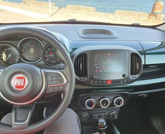Fiat 500l, Manual for rent in Crete, Istron