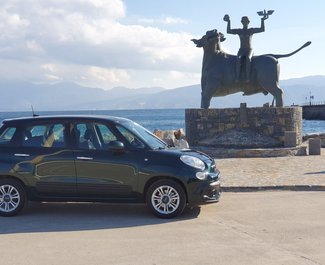 Fiat 500l, Petrol car hire in Greece