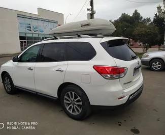 Nissan Pathfinder 2014 car hire in Georgia, featuring ✓ Petrol fuel and 280 horsepower ➤ Starting from 185 GEL per day.