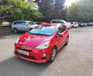 Car Hire Toyota Prius C #2015 Automatic in Tbilisi, equipped with 1.5L engine ➤ From Lasha in Georgia.