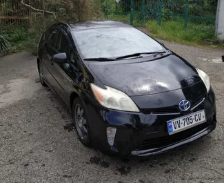 Front view of a rental Toyota Prius in Tbilisi, Georgia ✓ Car #2018. ✓ Automatic TM ✓ 2 reviews.