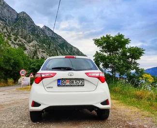Toyota Yaris rental. Economy, Comfort Car for Renting in Montenegro ✓ Deposit of 200 EUR ✓ TPL, CDW, SCDW, Passengers, Theft, Abroad insurance options.