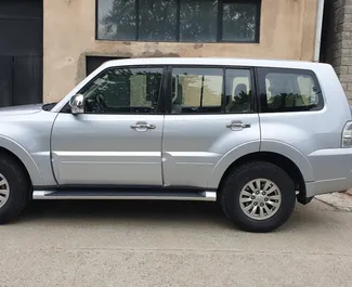 Mitsubishi Pajero rental. Comfort, SUV Car for Renting in Georgia ✓ Deposit of 350 GEL ✓ TPL, CDW, Passengers, Theft insurance options.