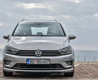 Volkswagen Golf 7+ 2015 car hire in Montenegro, featuring ✓ Diesel fuel and 100 horsepower ➤ Starting from 30 EUR per day.