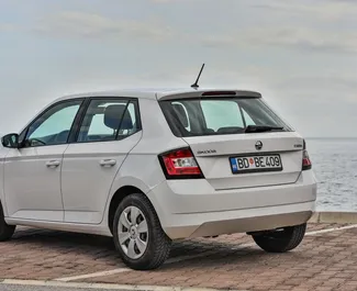 Skoda Fabia 2017 car hire in Montenegro, featuring ✓ Petrol fuel and 110 horsepower ➤ Starting from 20 EUR per day.