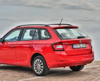 Skoda Fabia Combi 2019 car hire in Montenegro, featuring ✓ Petrol fuel and 110 horsepower ➤ Starting from 25 EUR per day.