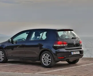 Volkswagen Golf 6 2012 car hire in Montenegro, featuring ✓ Diesel fuel and 140 horsepower ➤ Starting from 20 EUR per day.