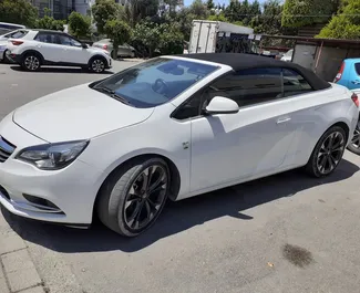 Front view of a rental Opel Cascada in Limassol, Cyprus ✓ Car #2049. ✓ Automatic TM ✓ 0 reviews.