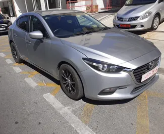 Mazda Axela 2019 car hire in Cyprus, featuring ✓ Petrol fuel and 102 horsepower ➤ Starting from 34 EUR per day.