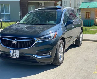 Front view of a rental Buick Enclave in Tbilisi, Georgia ✓ Car #2064. ✓ Automatic TM ✓ 0 reviews.