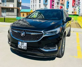 Front view of a rental Buick Enclave in Tbilisi, Georgia ✓ Car #2063. ✓ Automatic TM ✓ 0 reviews.