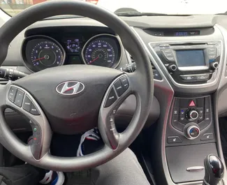Hyundai Elantra 2014 car hire in Georgia, featuring ✓ Petrol fuel and 150 horsepower ➤ Starting from 115 GEL per day.