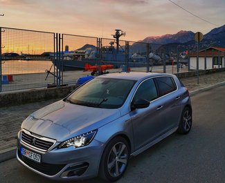 Peugeot 308, Diesel car hire in Montenegro