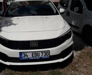 Front view of a rental Fiat Egea in Dalaman, Turkey ✓ Car #2106. ✓ Automatic TM ✓ 0 reviews.