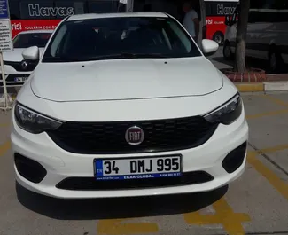 Fiat Egea 2020 available for rent in Antalya, with 300 km/day mileage limit.