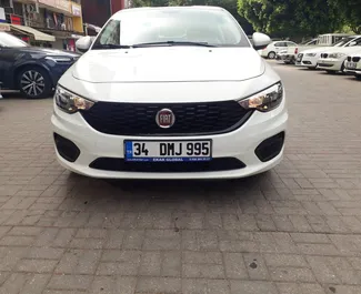 Front view of a rental Fiat Egea in Istanbul, Turkey ✓ Car #2101. ✓ Manual TM ✓ 0 reviews.